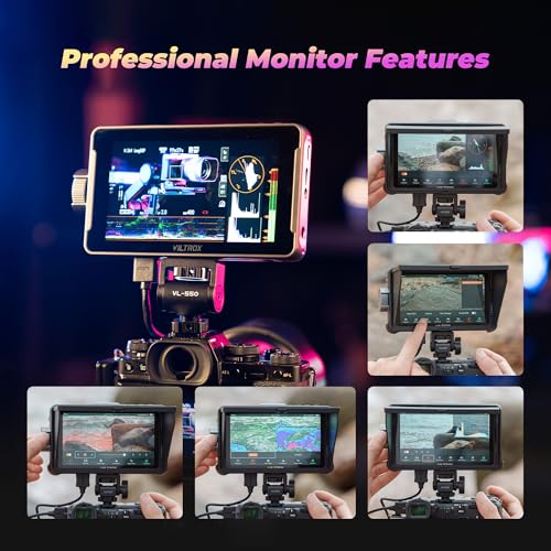 Image of VILTROX New DC-550 PRO II Touchscreen Camera Field Monitor