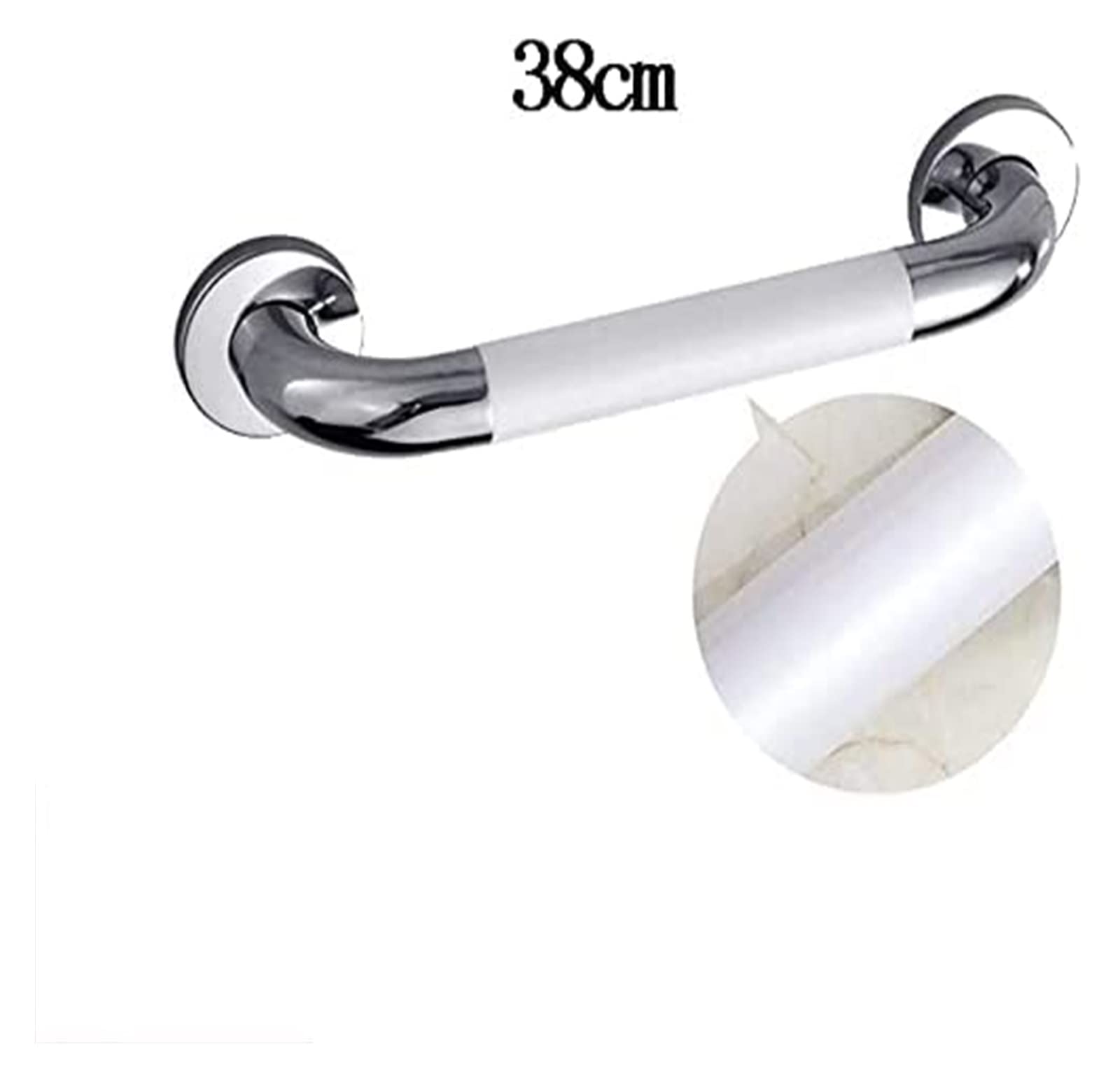 Wanny Grab Bar 304 Poręcze łazienkowe ze stali nierdzewnej Polerowany chrom Montowane na wannie Szyny nośne Nylonowy antypoślizgowy uchwyt