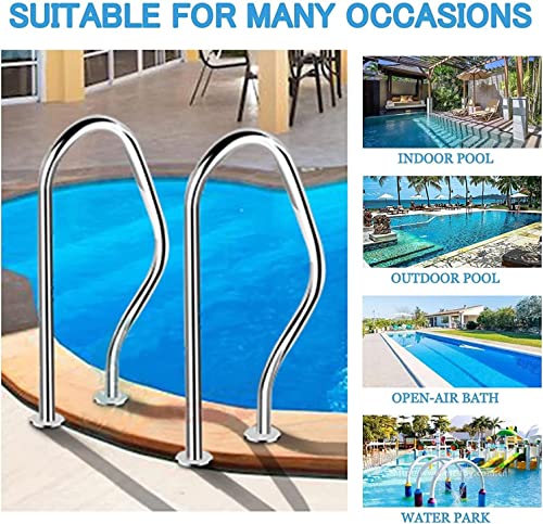 Barandilla para piscina de acero inoxidable 304 miniatura 5