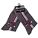 Price comparison product image Warrior Pack of 2 Pairs Mens Socks with Red Vespa Design, Fits Mens Shoe Size 5-10, Grey