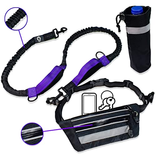 Guinzaglio Per Cani A Mani Libere Con Elastico - Regolabile E Riflettente Per Cani Fino A 50kg - Foto 10