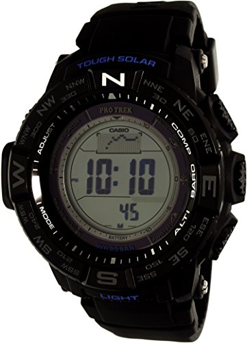 Preisvergleich Produktbild Casio Mens Digital Solar Uhr mit Harz Armband PRW-3510Y-1ER
