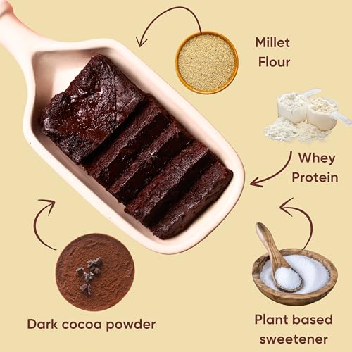 Image of Artinci Eggless Sugar Free Chocolate Cake (150g)- Diabetic Friendly, Healthy Low-Calorie Cake with Millets, No Maida, No refined sugar, Healthy snack for Weightloss, As seen on Shark Tank India (Pack of 1)