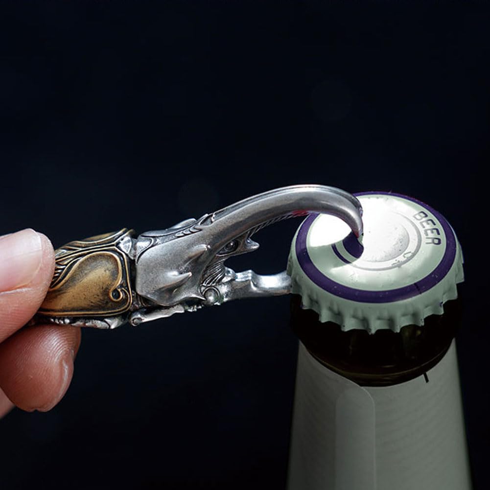 Amazon | Leheybia ゴールド 銅製 カブトムシ栓抜き ボトル