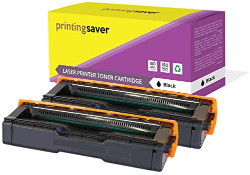 Printing Saver 2 Negro Tóners compatibles con 406094 para RICOH Aficio SP C220E C220A C220N C220S C221N C221SF C222DN C222SF C240DN C240SF