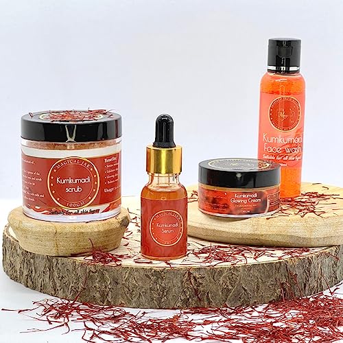 Magical Jar Kumkumadi Mini Kit | Glowing Skincare Routine | 4 Natural Products in 1 Kit | 300gms