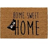 Diseño simpático y moderno Zen Kat Felpudo Gato Home Sweet Home 40 x 60 cm