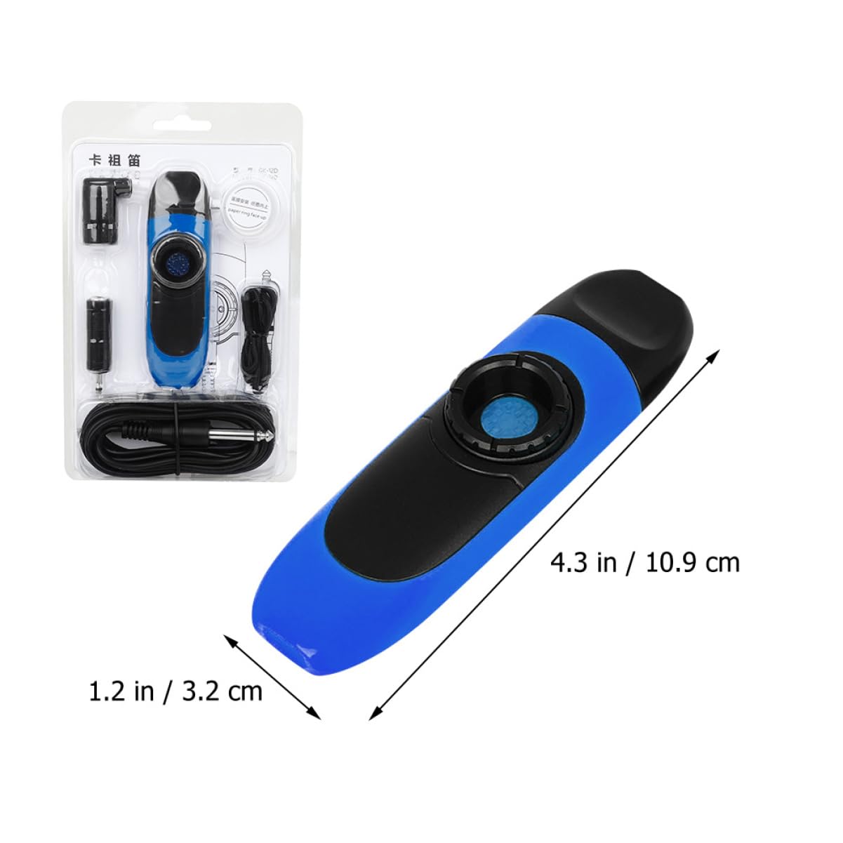 Toyvian 3juegos Kazoo Eléctrico Profesional De Rendimiento Para Adultos y Instrumento Musical Único y Divertido Para Acompañamiento Guitarra Ukelele Violín y