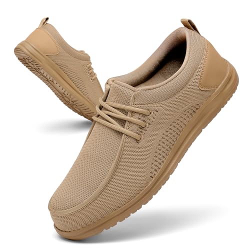 Image of VikoViren Slip On Steel Toe Shoes Men Loafers Safety Work Sneakers | Non Slip, Puncture Proof, Lightweight, Comfortable, Breathable, Indestructible Loafers Construction Shoes, Tennis, Casual