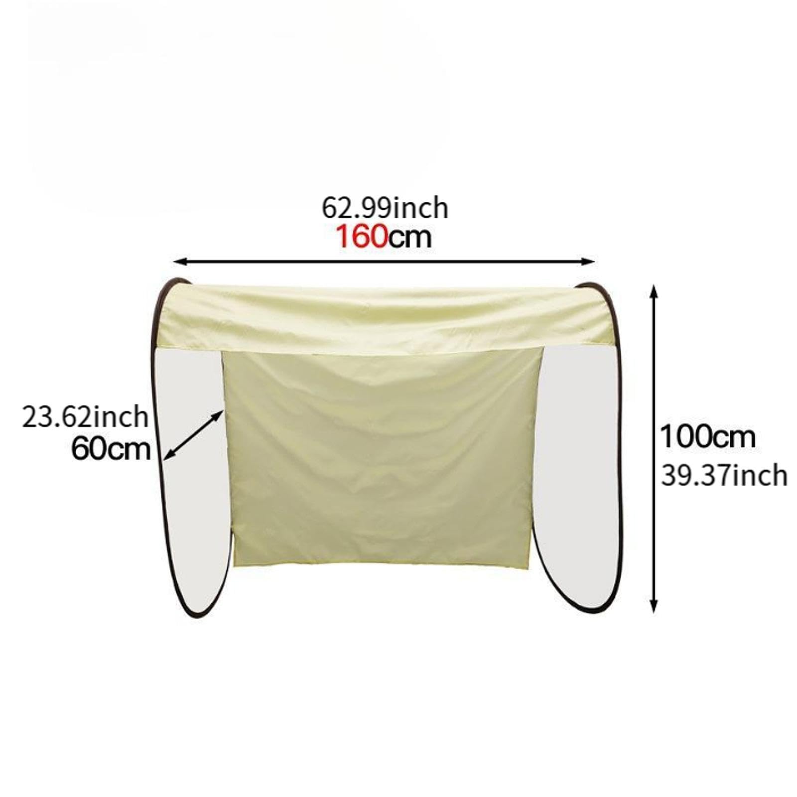 Amagogo Funda para Tendedero de Ropa con Cubierta Protectora Impermeable y Antipolvo Fácil de Instalar y Adecuada para Prendas como Trajes y, 1.6 Millones