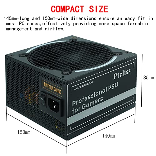 Fuente de poder Gaming ATX 550W 80+ Bronze GD550S miniatura 4
