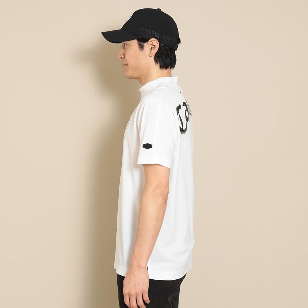 【未使用】キャロウェイゴルフ　モックネック半袖　2枚セット売り　ホワイト　ブルー Callaway キャロウェイ メンズ モックネック 半袖 プルオーバー