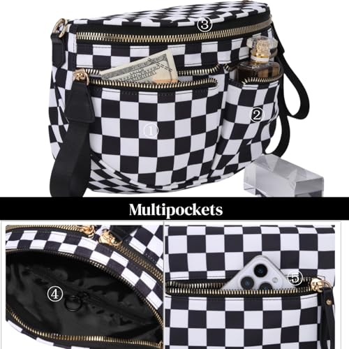 Duffle Bag Black+Checkered Bag Black4