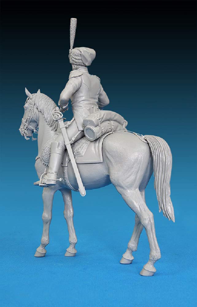 Miniart 1:16 Scale Trumpeter 1st Westphalian Cuirassiers Regiment 1813 Plastic Model Kit, 19 x 29 x 5.5 centimetres, Blue - Image 3
