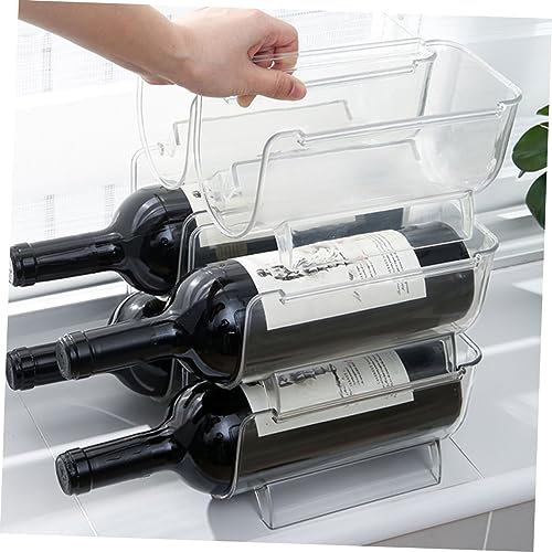 Soporte apilable para botellas de vino transparente COLLBATH miniatura 3