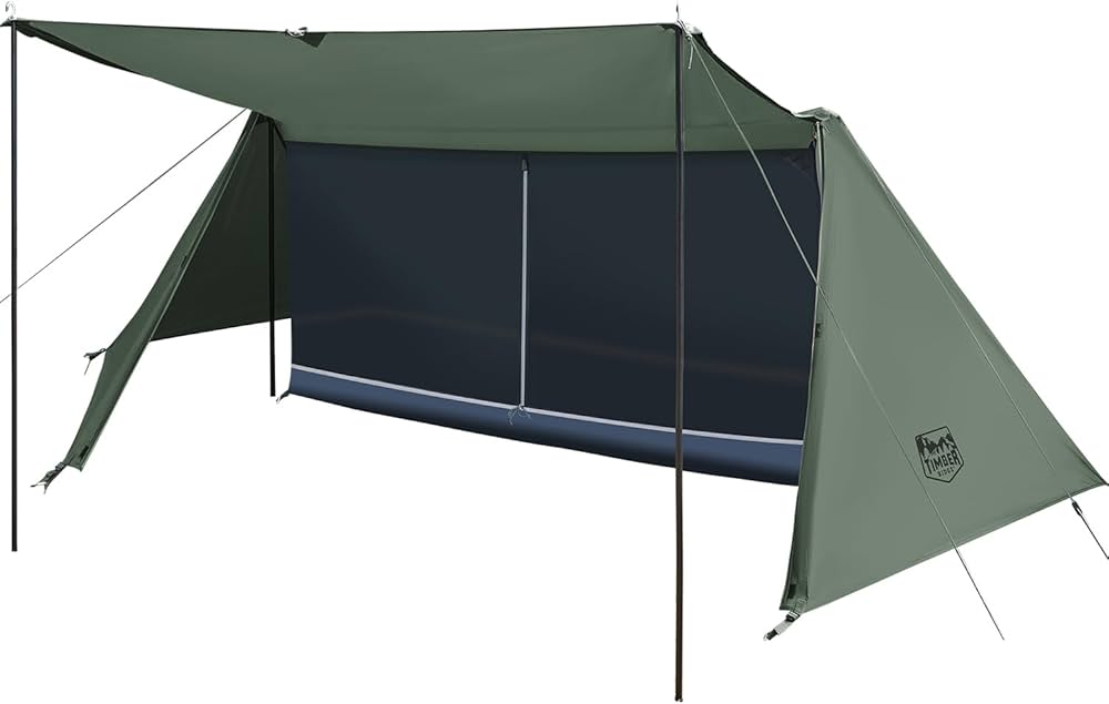 希少 TIMBER RIDGE パップテント ティンバーリッジ 楽天市場】【送料無料】TIMBER RIDGE ティンバーリッジ 2人用