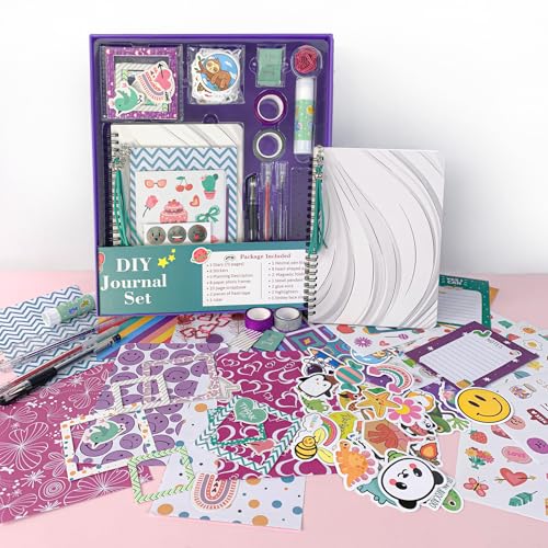 Kit de journal DIY mignon pour décorer votre carnet et scrapbook à la maison