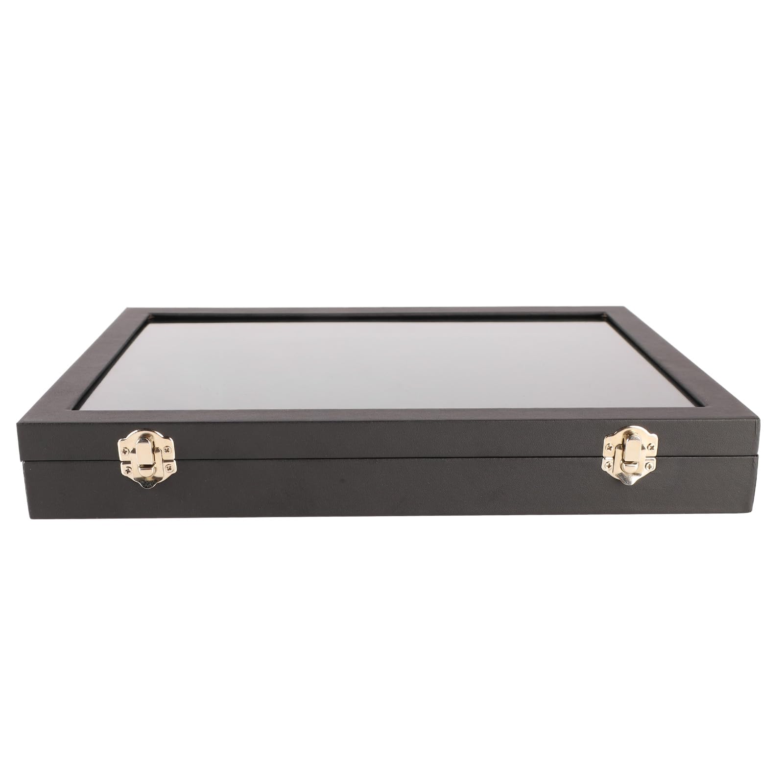 Caja de almacenamiento para anillos con 100 ranuras y tapa transparente, ideal para organizar pendientes, gemelos y joyería pequeña, diseño compacto y elegante