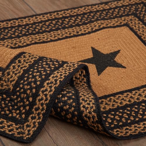 Tapete rectangular Farmhouse Star de yute 27x48 pulgadas miniatura 5