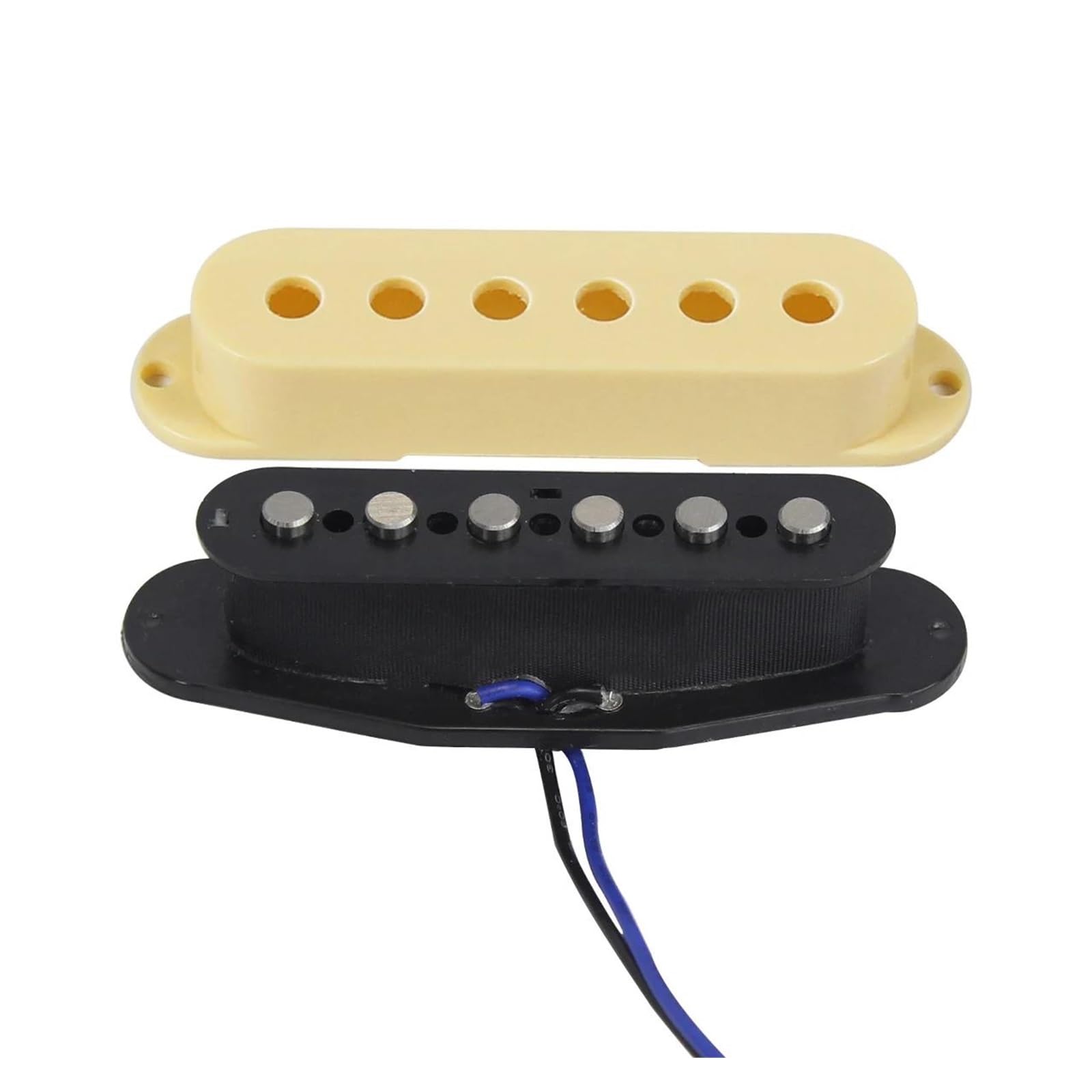 3 Teiliges Alnico 5 Tonabnehmerset Dual Track Und Single Coil Beige Für SSS E Gitarren