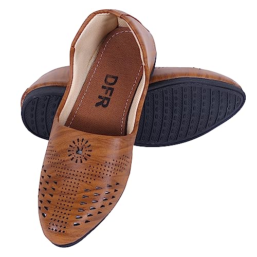 DFR Men's Ethnic Juttis Mojaris Casual Loafers Jalsa Shoes