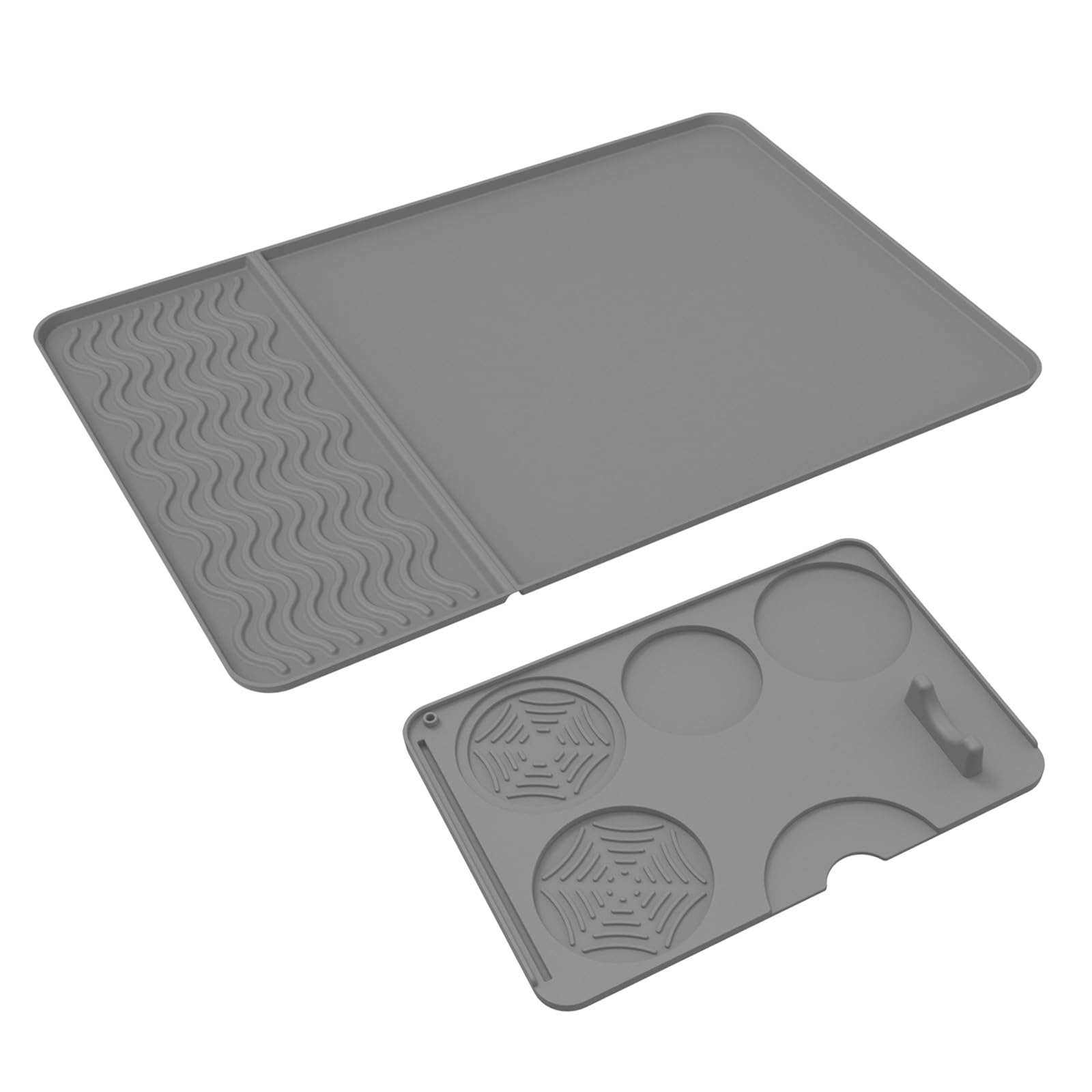 Kalttoy Anti Skid Espresso Tamper Pad Stable Edges Structure Small Kitchen Workspaces Coffee Machine Accessory Silicone Texture Nonslip Coffee Tamping Tool Pad