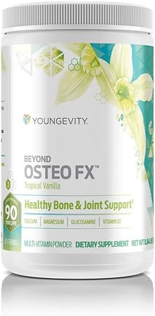 Youngevity Beyond Osteo-FXâ„¢ Powder â€“ 1200 mg with Vitamin D3, Tri-Calcium Phosphate, Magnesium, and Zinc â€“ Calcium Citrate Supplement for Women & Men â€“ Non-GMO, Gluten-Free â€“ Tropical Vanilla