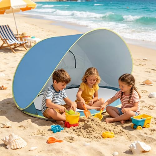 Evita el calor con el refugio solar de playa y camping para 2-3 personas en verano 3