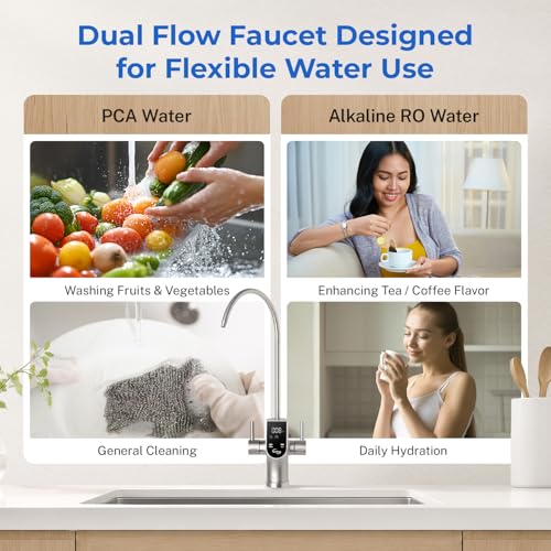 Image of iSpring RO1200AK Dual-Flow Alkaline Reverse Osmosis Water Filter, 1200 GPD