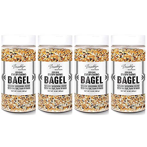 Everything Bagel Seasoning Blend Original XL 10 Ounce Jar - Bagel...