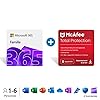 Microsoft 365 Famille - Office 365 apps - jusqu’à 6 utilisateurs - 12 Mois + McAfee Total Protection - 12 mois - PC/MAC, tablette et smartphone - Code d'activation - envoi par email