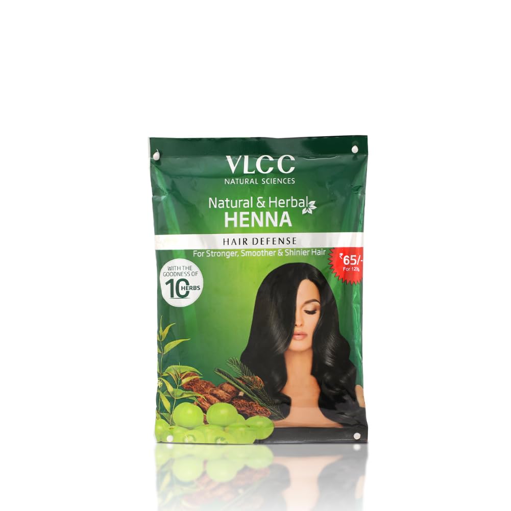 Vlcc 100% Natural Herbal Henna Amla & Shikakai Extracts Hair Mehndi Powder 100g