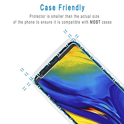 Image of HPTech LG Stylo 4 Screen Protector - [2-Pack] Tempered Glass Film for LG Stylo 4 Easy Install, Bubble Free with Lifetime Replacement Warranty