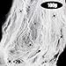 Produktbild LinTimes Halloween Dekoration Spinnennetz, Spinnweben Dekoration Halloween und 20 Spinnen Geeignet für Bar Haunted House Outdoor Home Decoration-Weiß 100g