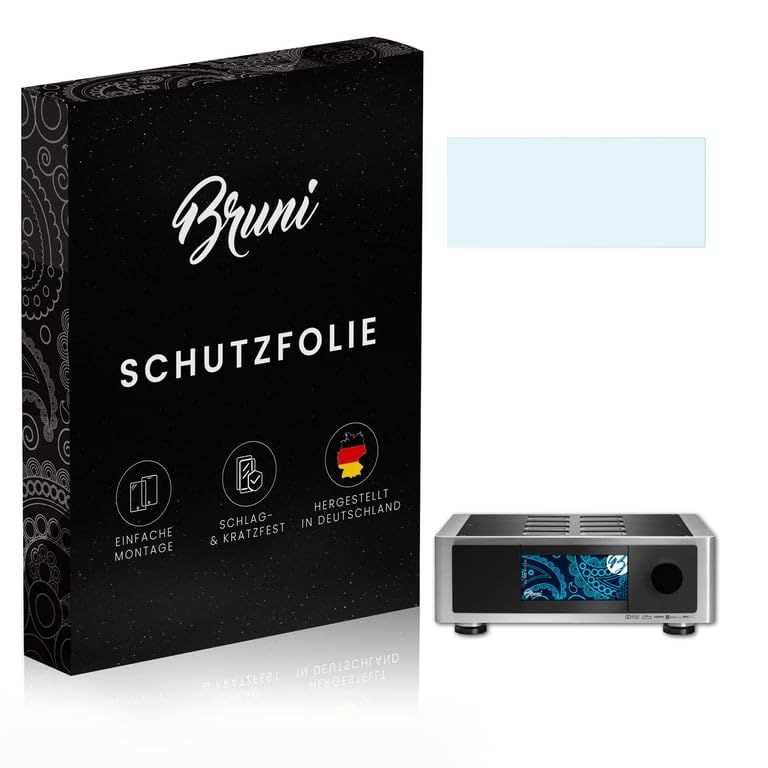 Bruni Screen Protector compatible with NAD M17 V2i Protector Film, crystal clear Protective Film (2X)