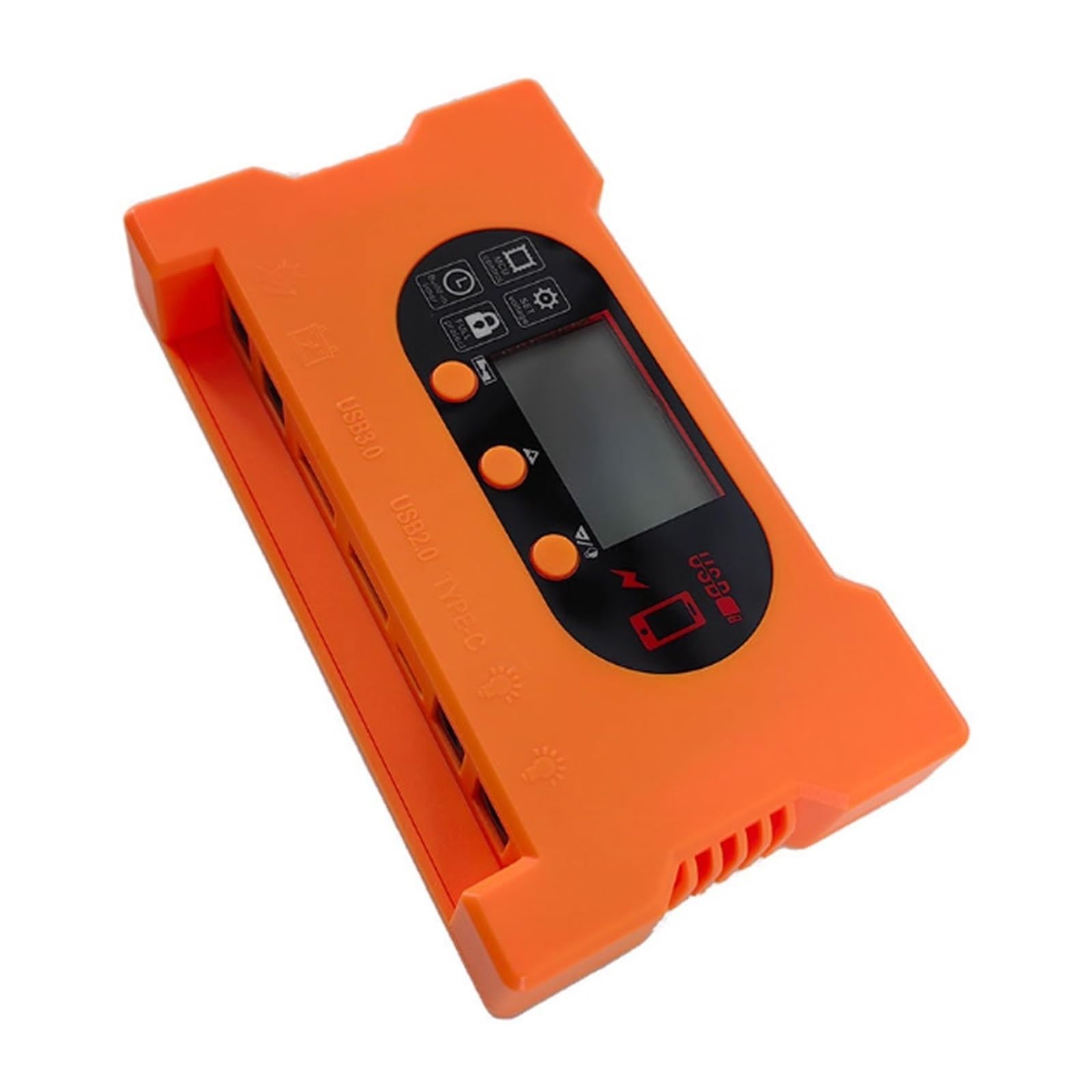 Contrôleur Solaire Avec Charge Rapide, Double USB Type-c DC, , À Entraînement Direct Sans Batterie, 10A-100A 80A 50A(30A)