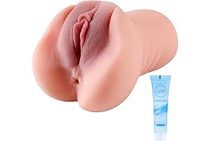 Realistic 3D Vagina Heating Pocket Pussy Male Masturbation Toys with Anal