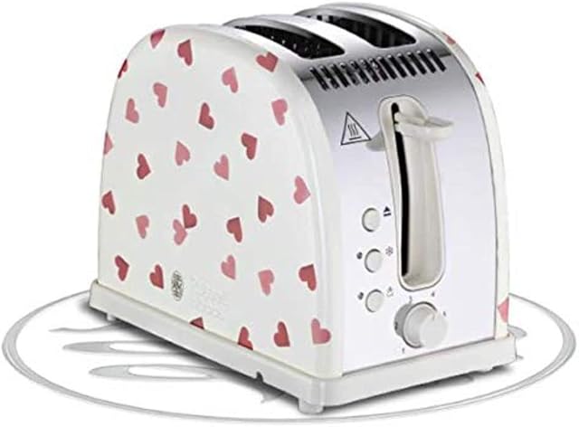 Russell Hobbs 28340 Emma Bridgewater Pink Hearts 2 Slice Toaster
