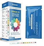 Multi-Parameter Urine Test Strip for Urinary Tract Infection UTI | Individually Packed, Clinically Tested with Mobile App | Medical Grade Urinalysis at Home | 20 Pack