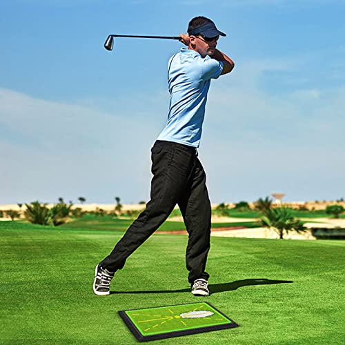 Golf Hitting Mat For Outdoor Practice - Divot Daddy Training Aid, Perfect Golf Accessories And Mats For Putting, Improve Swing Golf Mat Equipment (Size : Big) #TOP5