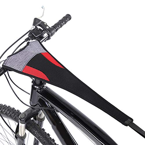 Camidy Bike Sweat Guard for Bicycle Trainer,Sweat Absorbant Sweatbands Protector Cover Prevent Bicycle from Corrosion Tape Net for Sports Cycling Riding