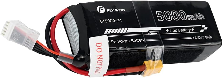 Flywing 74WH 4S 5000mAh 14.8V Lipo Battery for FLYWING FW450L V2.5 V3 Helicopter for BO105 for Airwolf for EC135 for Bell412 for UH1