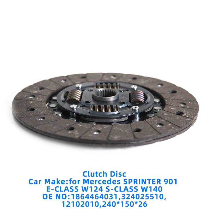 Amazon.com: WXQP Car Clutch Disc with Spring 240 * 150 * 26 for  