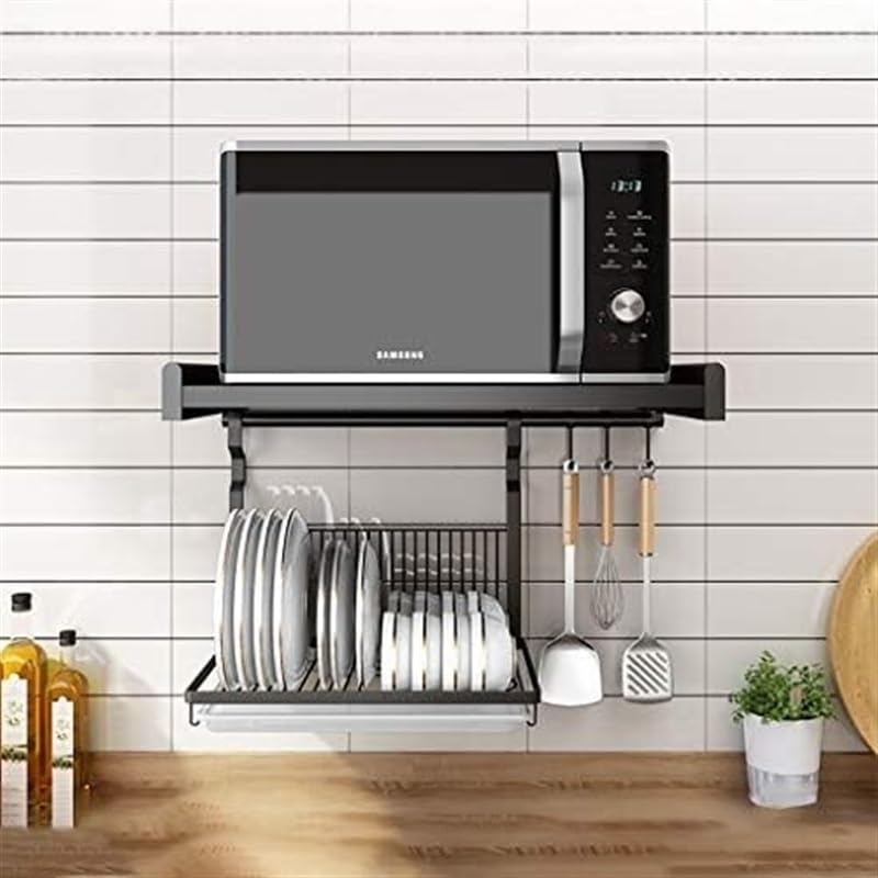 Support à micro-ondes pour comptoir pour résoudre le manque de place - 8
