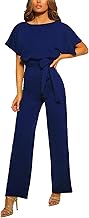 amropi Monopezzi e Tutine da Donna Tuta Lungo a Gamba Larga Pantaloni Elegante Jumpsuit