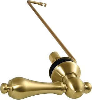 Kingston Brass KTALS37 Restoration Side Mount Toilet Tank Lever, Left/Right Installation in Brushed Brass