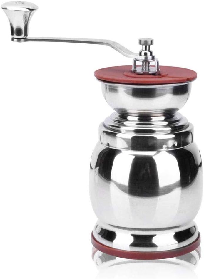 Manual Coffee Grinder Stainless Steel Coffee Grinder with Adjustable Home Office and Travelling