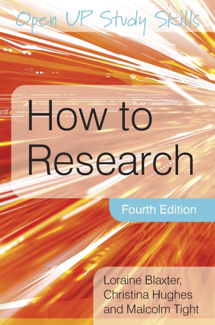 Cover of How to Research (UK Higher Education OUP Humanities & Social Sciences Study Skills)
