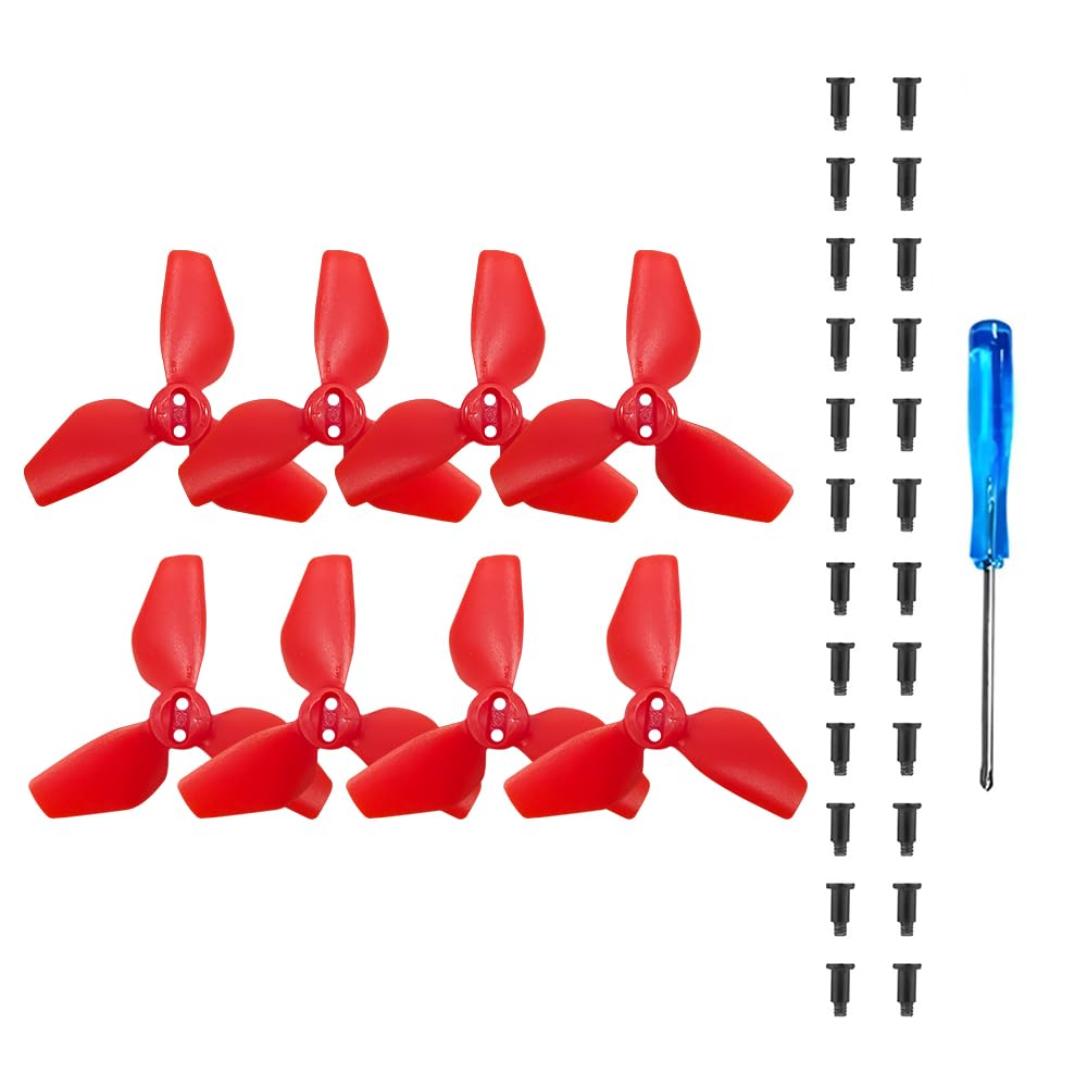 ZYGY 8PCS Propellers for DJI NEO Drone Accessories Pocket Quadcopter Aerial Drone 2016S Paddles (Red)