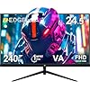 Z-Edge 24.5″ Gaming Monitor, Z-Edge UG25I FHD 1920×1080 240Hz Gaming Monitor, 1ms Frameless LED, AMD Freesync Premium Display Port HDMI